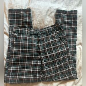 American eagle plaid ankle pants